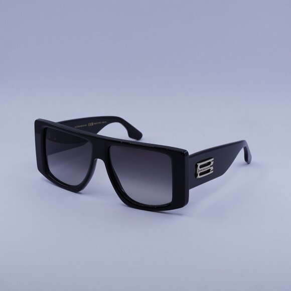 Victoria Beckham VB678S 001 Sunglasses Black Square Frame, Grey Lenses - Picture 1 of 9